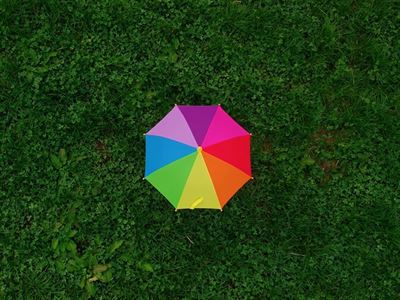 Hopfällbart Paraply: Litet, praktiskt och pålitligt