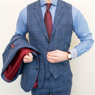 Tweed veste herre: Tidløs stil og raffinement