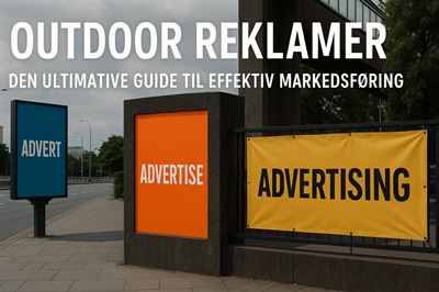 Outdoor reklamer - den ultimative guide til effektiv markedsføring