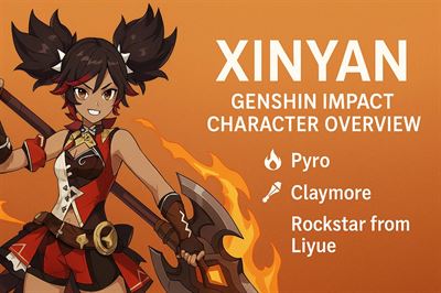 Xinyan genshin impact character overview