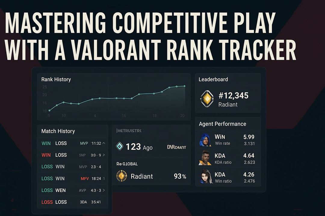 Mastering competitive play with a valorant rank tracker