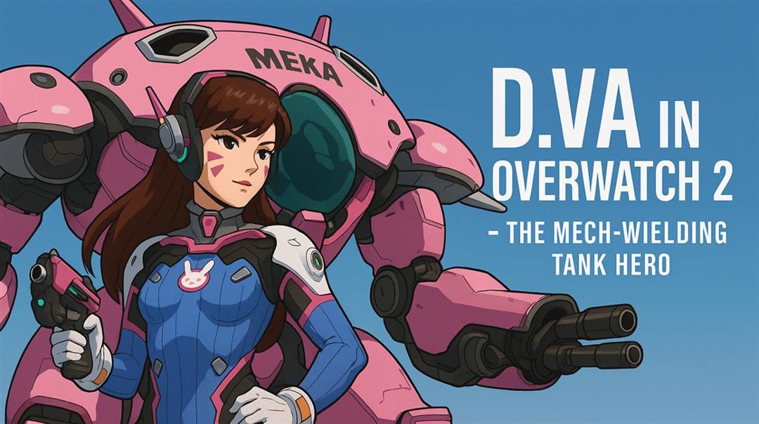 D.va in overwatch 2 - the mech-wielding tank hero