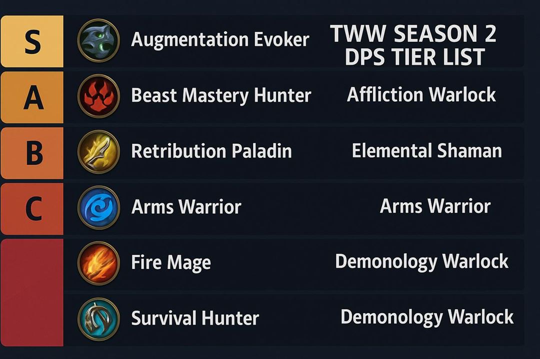 Wow tww season 2 tier list - best and worst specs ranked