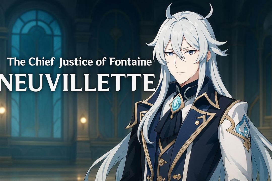 Neuvillette - the chief justice of fontaine in genshin impact