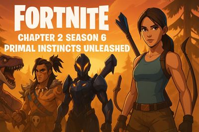 Fortnite chapter 2 season 6 - primal instincts unleashed