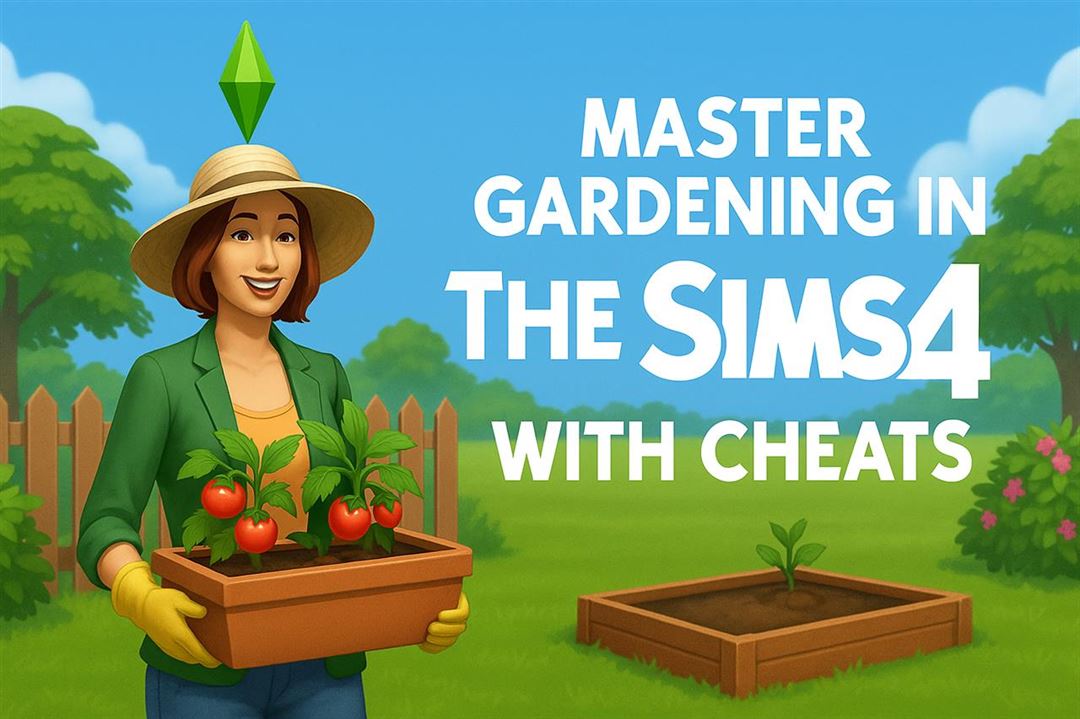 Master gardening in the sims 4 with cheats
