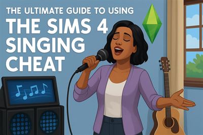 The ultimate guide to using the sims 4 singing cheat