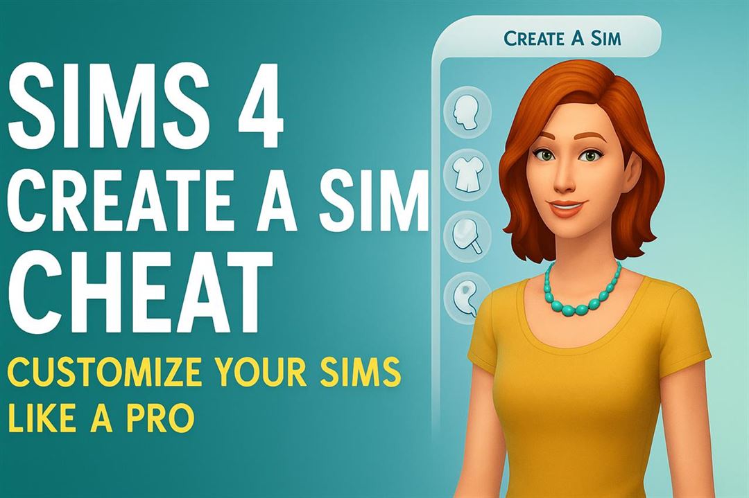 Sims 4 create a sim cheat - customize your sims like a pro