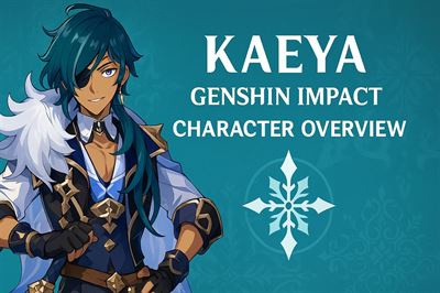Kaeya genshin impact character overview