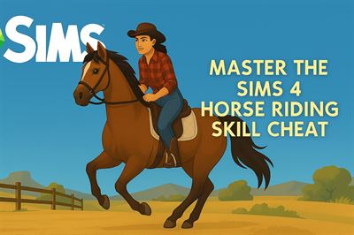 Master the sims 4 horse riding skill cheat