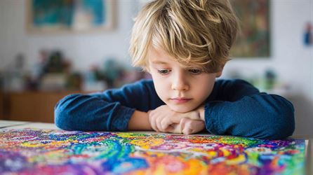 Puslespil til børn i alderen 4 år