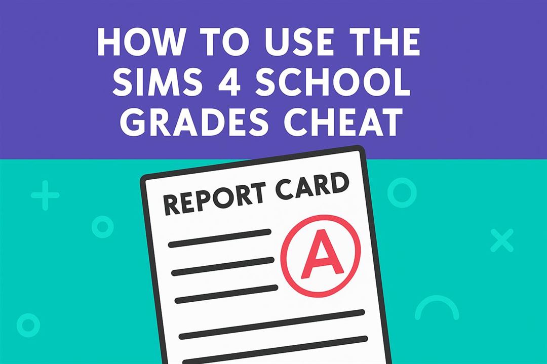 How to use the sims 4 school grades cheat