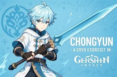 Chongyun - a cryo exorcist in genshin impact