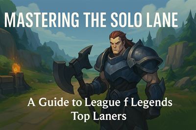 Mastering the solo lane - a guide to league of legends top laners
