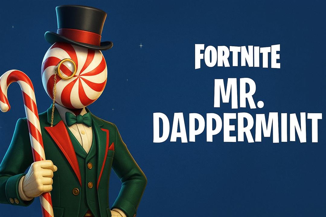 Fortnite mr. Dappermint skin - a festive favorite