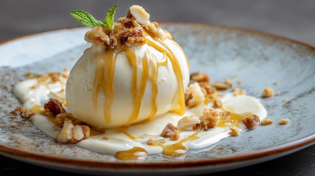 Is og sorbet der er god til at lave quenelles