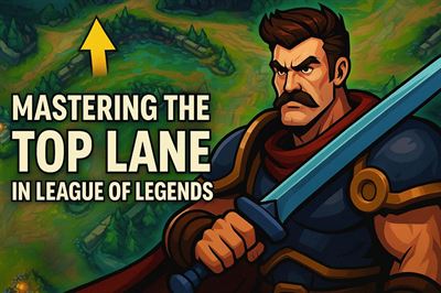 Mastering the top lane in league of legends