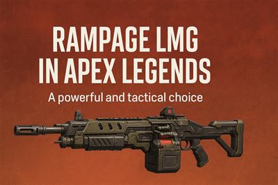 Rampage lmg in apex legends - a powerful and tactical choice