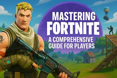 Mastering fortnite: a comprehensive guide for players