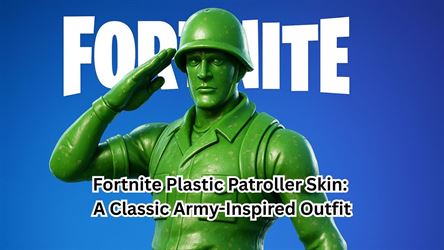Fortnite plastic patroller skin - a classic army-inspired outfit