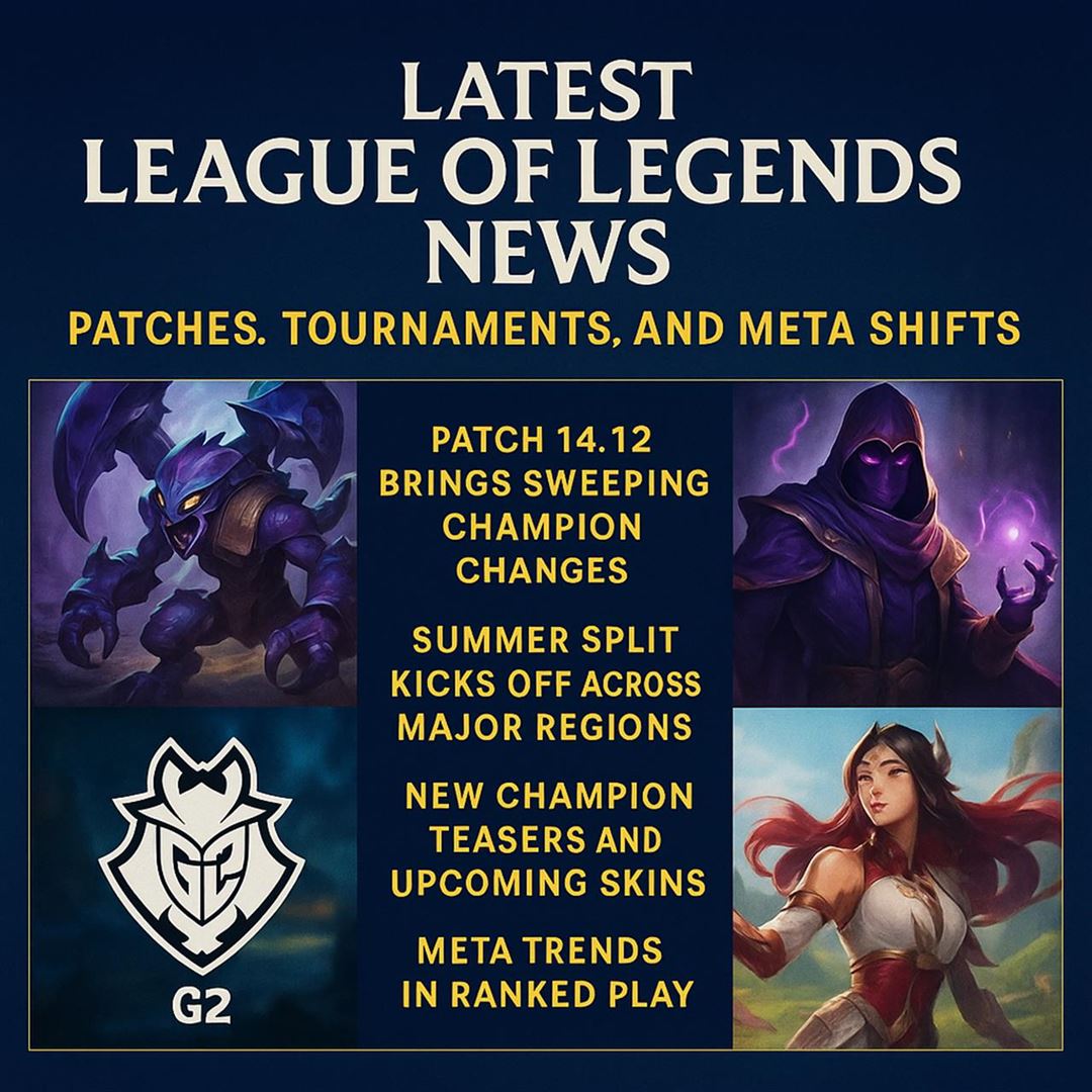 Latest league of legends news - patches, tournaments, and meta shifts
