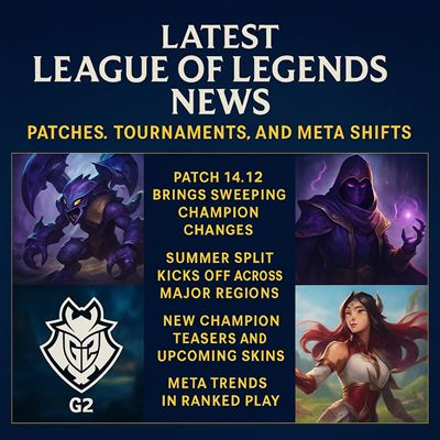 Latest league of legends news - patches, tournaments, and meta shifts