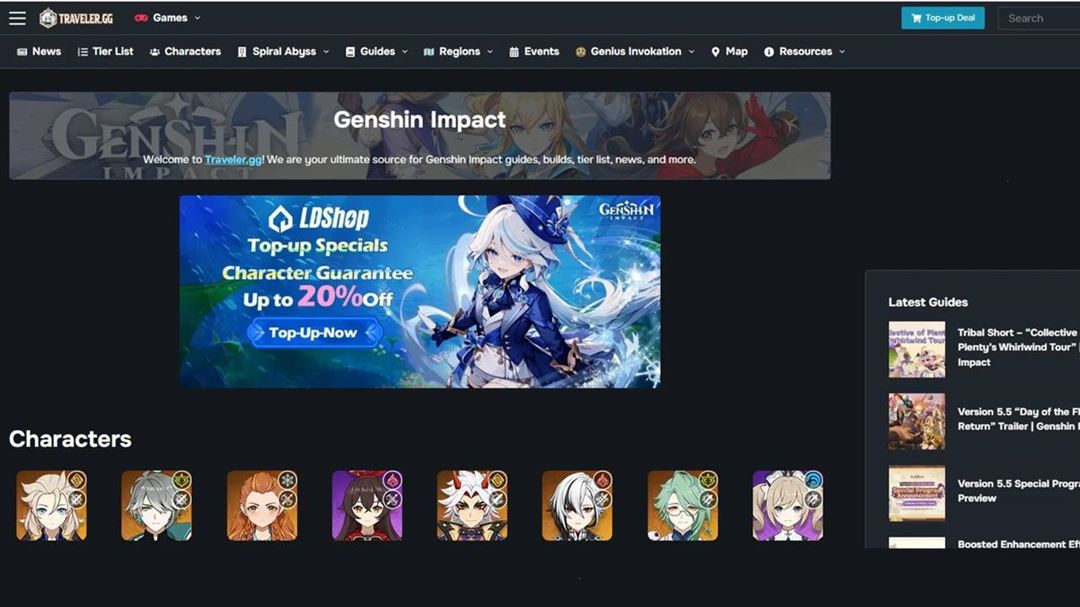 Traveler.gg review - a comprehensive guide for genshin impact fans