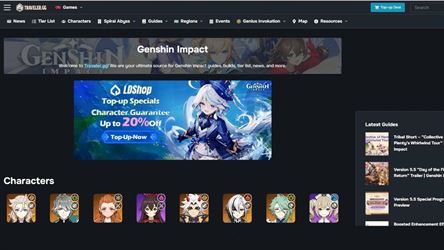 Traveler.gg review - a comprehensive guide for genshin impact fans