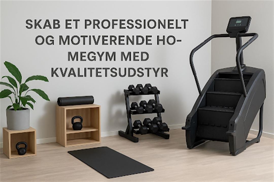 Skab et professionelt og motiverende homegym med kvalitetsudstyr