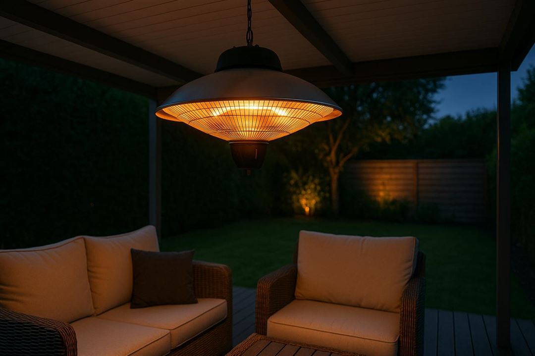 Finn den beste takmonterte terrassevarmeren