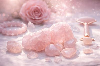 Rosenkvarts - skønheden og energien bag den populære krystal