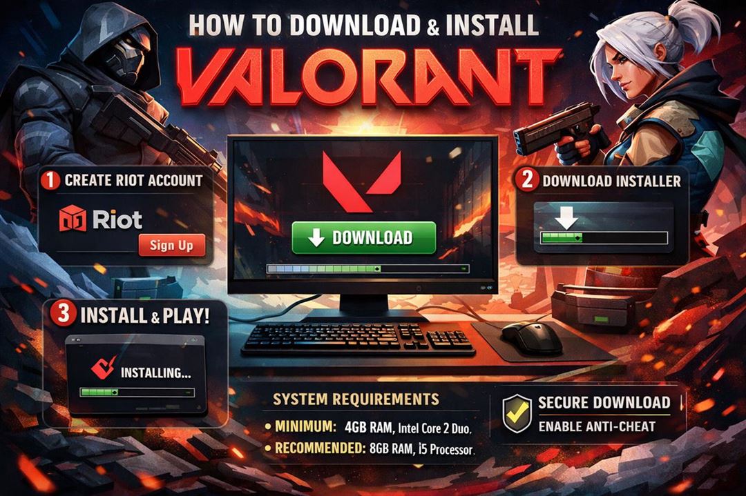 How to download and install valorant